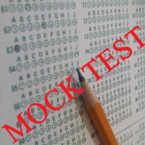 Test Preparation - Mock Test